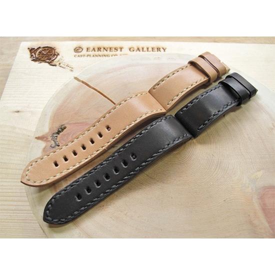 オーダーメイド/パネライ純正バックル用/栃木レザー/22mm,24mm,26mm