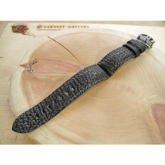 EARNEST ハンドメイド/パネライ用、既成Dバックル付き/シャーク　22mm,24mm