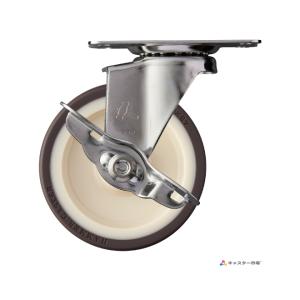 315E-UB100 ハンマーキャスター 自在ストッパー付