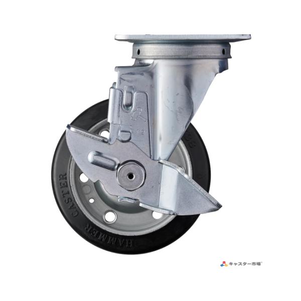 413S-R125 ハンマーキャスター 自在ストッパー付