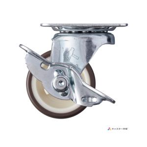 ハンマーキャスター 415G-UR50 自在ストッパー付