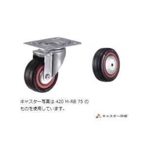 420M-RB75 ハンマーキャスター 自在ストッパーなし