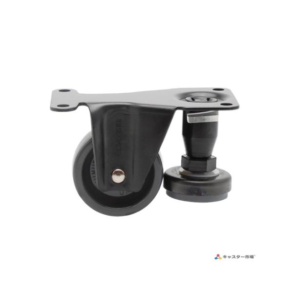 内村製作所　NO.603AF-N (アジャスターフット付)　固定型　パッキングキャスター