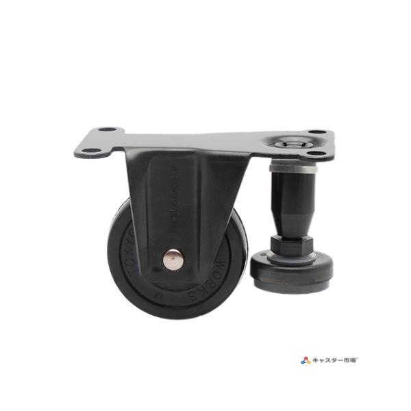 内村製作所　NO.605AF (アジャスターフット付)　固定型　パッキングキャスター