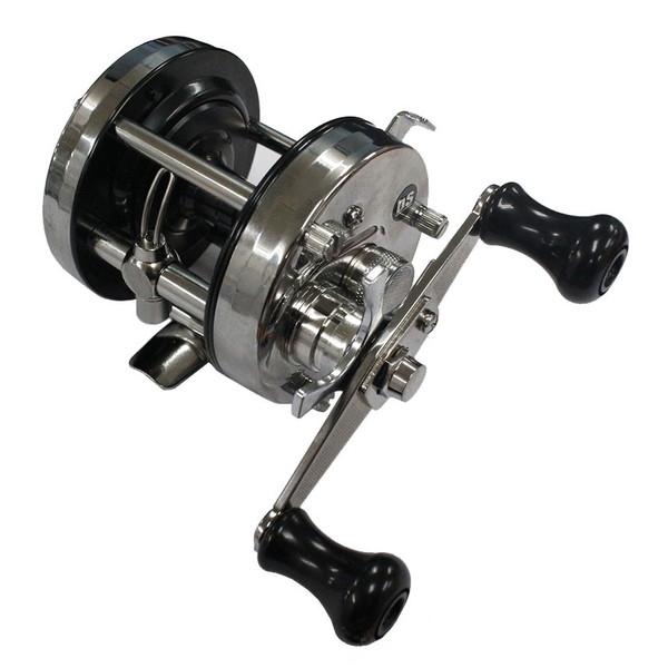 アブガルシア ベイトリール ディスプラウト×ABU 5501CS ロケット ミラークローム 左ハンド...