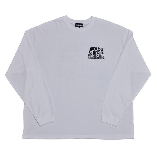 アブガルシア ウェア Abu x ランカーキラー ビッグロングスリーブT ホワイト XL