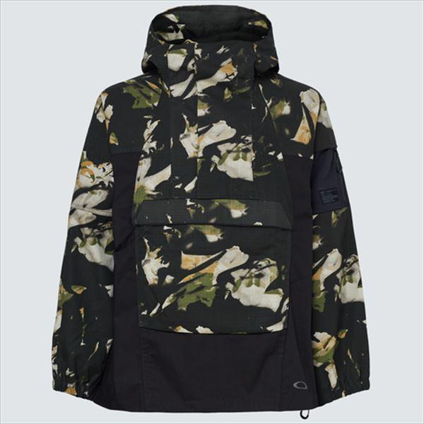 オークリー ウェア FGL TC STROKE ANORAK GREEN PRINT XL（US/E...