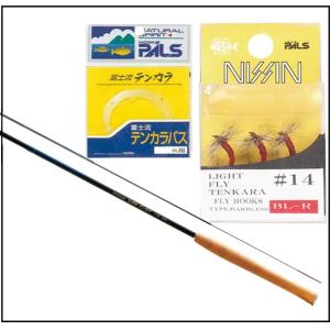 宇崎日新 川釣り セット 宇崎日新 テンカラセット 3.2m(qh)