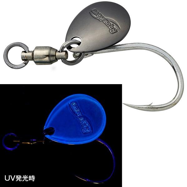 コーモラン ルアーフック メタルマジック スペアパーツ #1 シングルL UV-GM