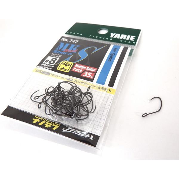 ヤリエ シングルフック MK エムケ-フックシャープ8号