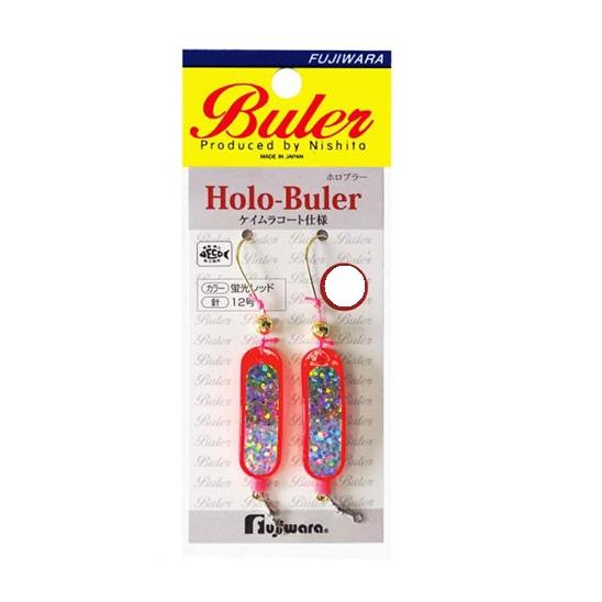 【ネコポス対象品】フジワラ ホロブラー 15g 蛍光レッド ブラクリ