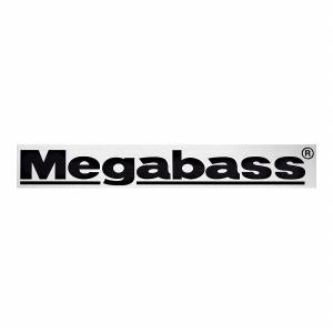 メガバス ステッカー カッティングステッカー Megabass 10cm ブラック(qh)｜casting