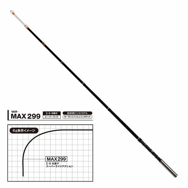 バリバス 公魚工房 ワカサギ穂先 ワークスリミテッド MAX-299 ワカサギ竿