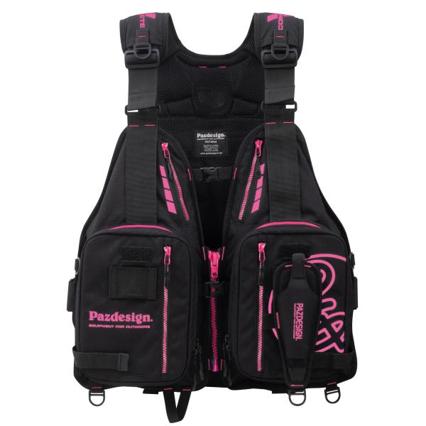 パズデザイン ライフジャケット フローティングベスト コンプリート5 ブラックピンク SLV-032