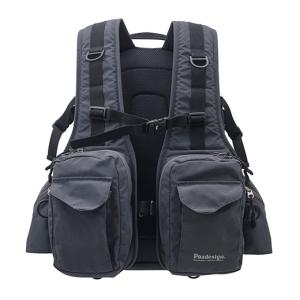 パズデザイン ZFV-035 アクティブパックベスト チャコール フリー