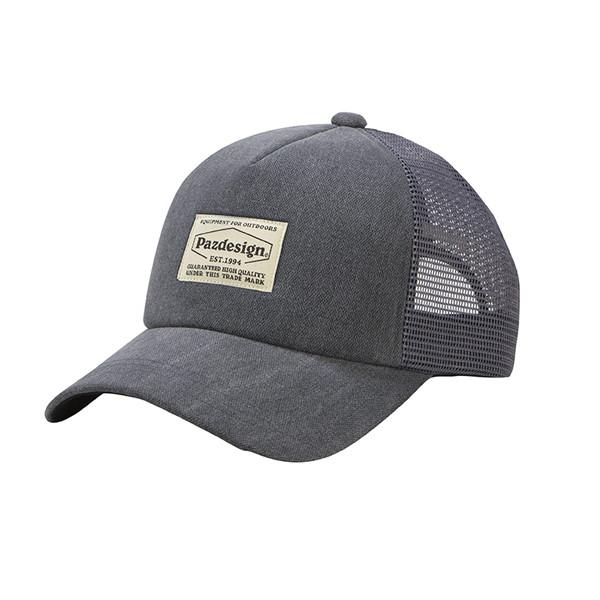 パズデザイン 帽子 PHC-082 パズデザイン メッシュキャップ スクエア チャコール フリー