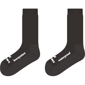 双進　ＲＢＢ　ウォータープルーフソックス　Ｍ　ブラック 靴下