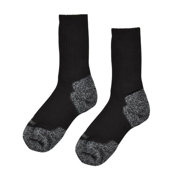 双進 靴下 5367 RV ドライソックス M BLK/グレー ブラック/グレー M