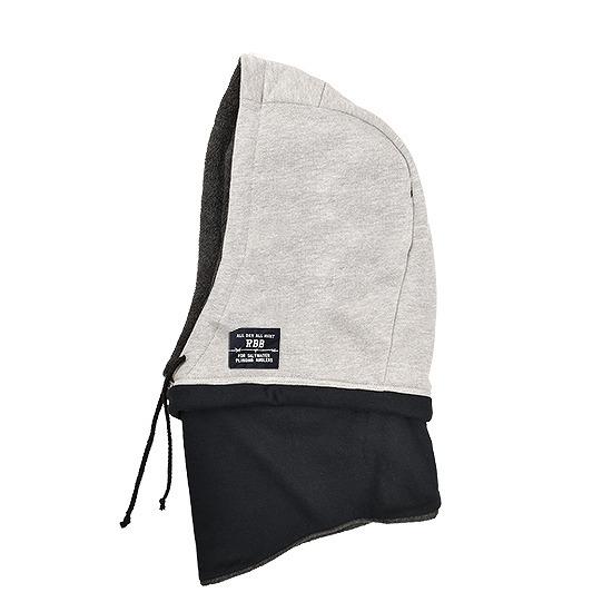 双進 防寒用品 RBB フーデットネックウォーマー グレー