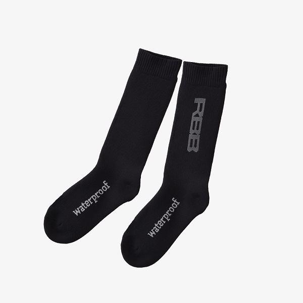 リバレイ 靴下 7616 RBB ウォータープルーフソックス ロング ブラック L