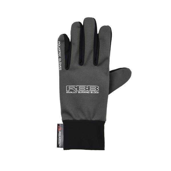 双進 防寒手袋 7704 RBB ウィンドガードグローブ グレー LL
