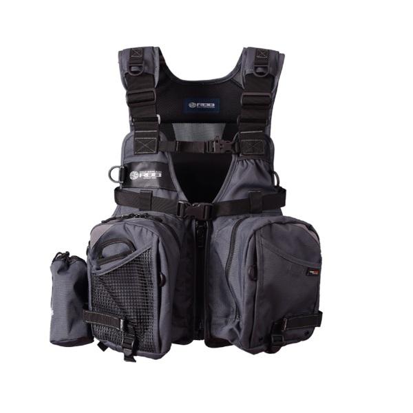 双進 ライフジャケット 7693 RBB エクストリームタイドゲームベスト チャコール