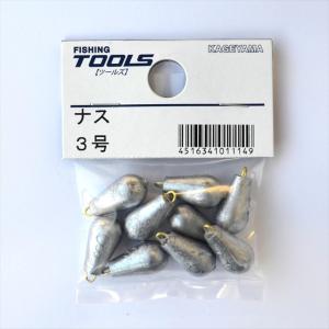 景山産業 ナス型オモリ パック 3号 オモリ