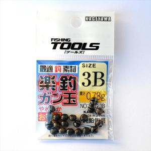 景山産業 楽釣ガン玉 3B オモリ