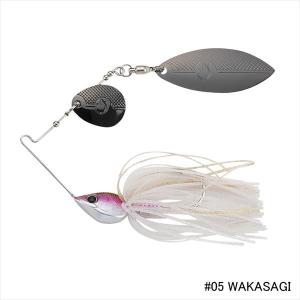 【ネコポス対象品】テイルウォーク　クレイジースピナーベイト TW 3/8oz #05 ワカサギ スピナーベイト バズベイト｜casting