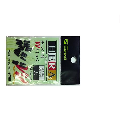 シンワ ヘラ専科テーパー付Wストッパー大 徳用10入 へラ用仕掛け