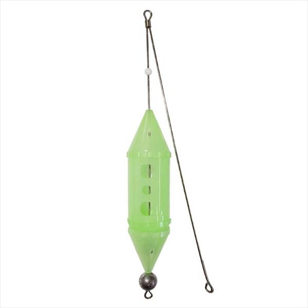 アマノ釣具 コマセカゴ ZEALOUS 天秤・保護蓋付 夜光遠投カゴ 15号