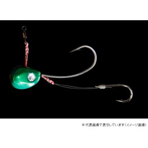 【ネコポス対象品】【特価】ジャッカル ビンビンテンヤ鯛夢 10号 中 メタルグリーン