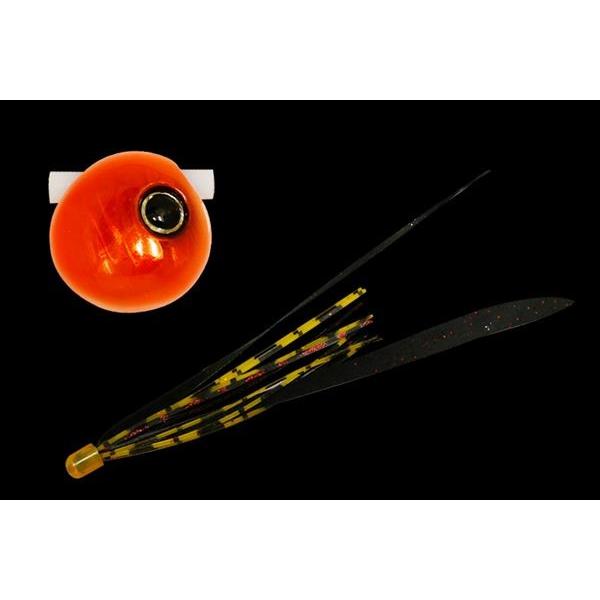 【ネコポス対象品】ジャッカル 鉛式 ビンビン玉 スライド 45g オレンジオレンジ/真ッ黒レッドT+...