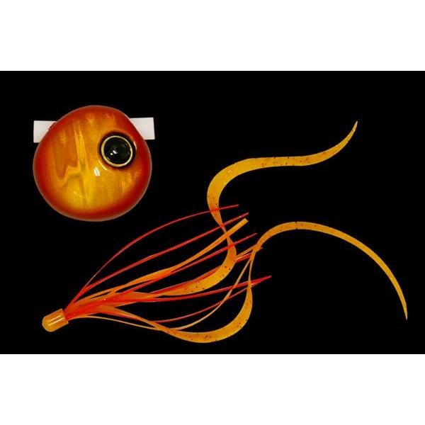 ジャッカル 鉛式 ビンビン玉 スライド 60g レッドゴールド/エビオレカーリーT+ タイラバ 鯛ラ...