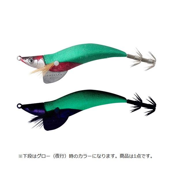 ジャッカル スッテ ゲキダキドロッパー 2.5号 レッドヘッドグリーン/ブルーグロー