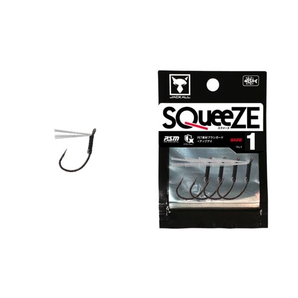 【ネコポス対象品】ジャッカル ワームフック スクイーズ 1