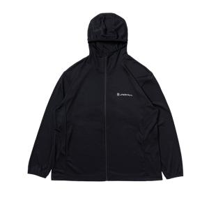 ジャッカル ウェア HU-B001 UVプロテクションフーディ ブラック XL｜釣具のキャスティング ヤフー店