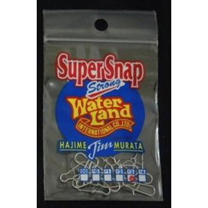 【ネコポス対象品】ウォーターランド スーパースナップ シルバー #3 スナップ・リング