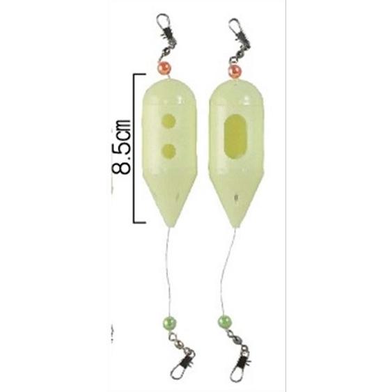 マルシン漁具 コマセカゴ 夜光ロケットテグス S