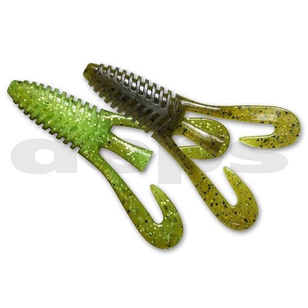 【ネコポス対象品】デプス ワーム バルビュータ 3.5インチ #52 GRPK/CHリュース(qh)