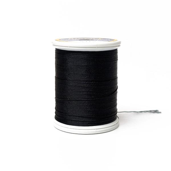 ジャストエース ポリエステル ダルスレッド (C)太糸 100m 402 ブラック