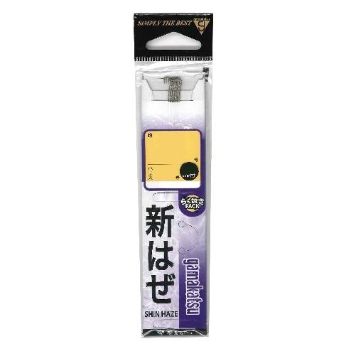 がまかつ 糸付 新ハゼ 茶 7号-ハリス1