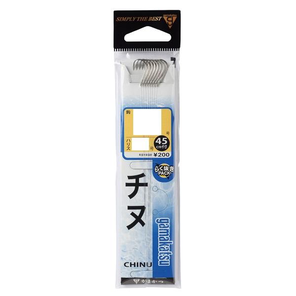 がまかつ (糸付)チヌ 白 45CM 4号-ハリス2号
