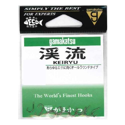 ガマカツ 渓流 茶 11号 針