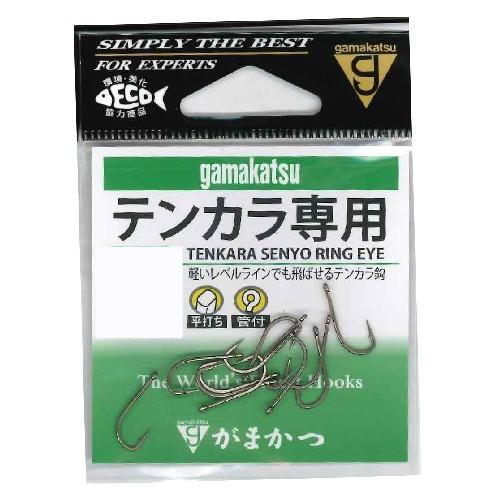 ガマカツ テンカラ専用(管付) 茶 9号 針