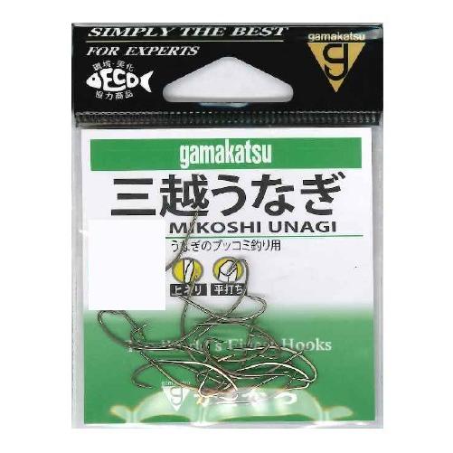 がまかつ 三越ウナギ 茶 13号 針