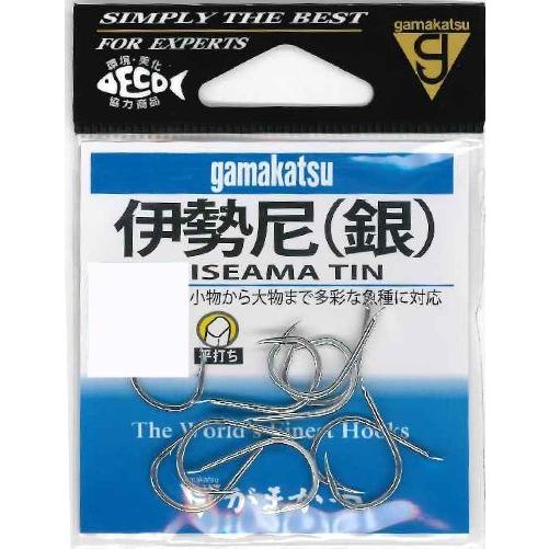 【ネコポス対象品】がまかつ　伊勢尼（銀）　１５号 針