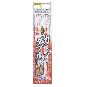 【ネコポス対象品】がまかつ K141 カレイダブル誘惑仕掛 13-5 投げ釣り仕掛け(qh)｜casting