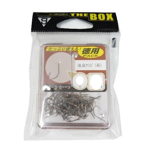 がまかつ ザ・ボックス 改良ヤラズ 茶 5号 ヘラ用ハリ