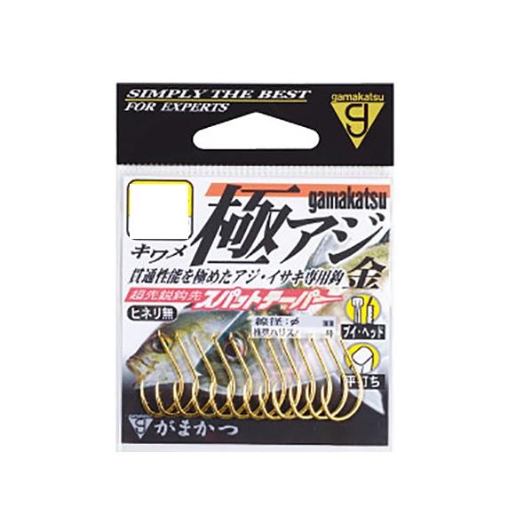 がまかつ 針 (バラ)極(キワメ)アジ(白) 10